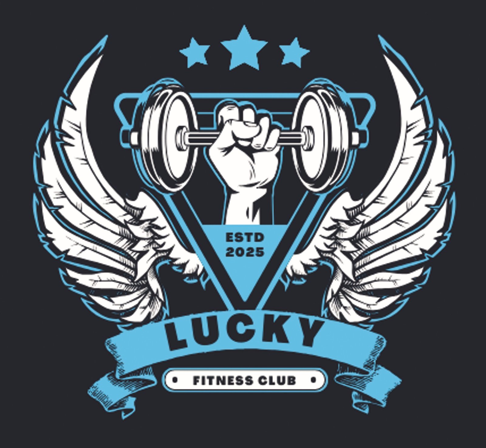 Lucky Fitness Club Logo